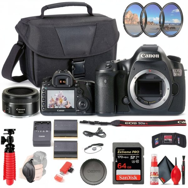 Canon EOS 5DS DSLR Camera 50MP Full Frame Bundle-1