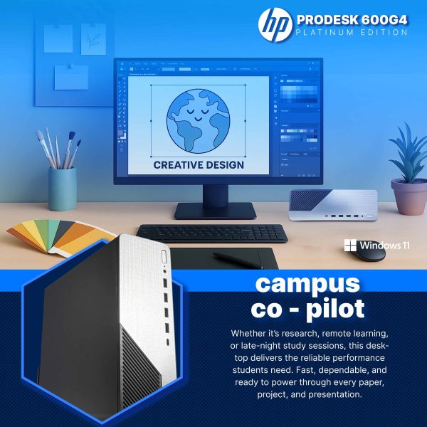 HP ProDesk 600G4 Desktop Platinum Edition i5 32GB RAM-3