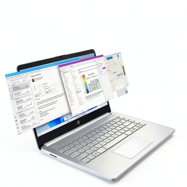HP 14 Laptop Intel N150 4GB Memory 128GB UFS Sky Blue-7