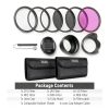 Neewer 58mm Lens Filter Kit UV CPL ND for DSLR Cameras-8