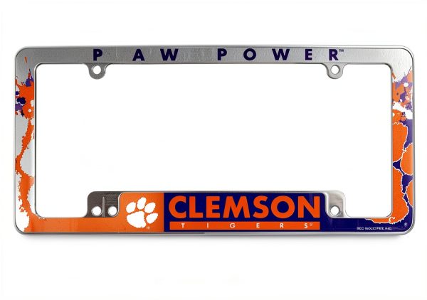 Team License Plate Frame Bold Design Fits Most Vehicles-3