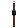 Modern Leather Apple Watch Strap Brown Black Lugs Horween-6
