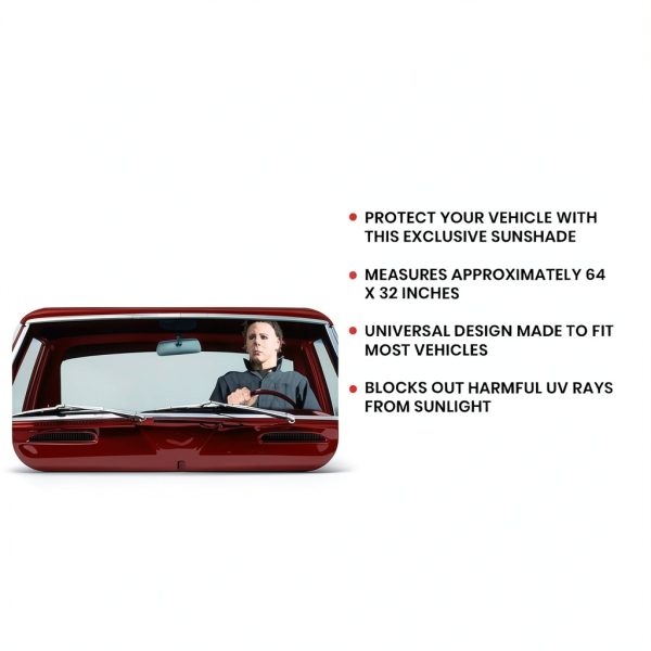 Toynk Halloween Sunshade Michael Myers Car Visor UV-5