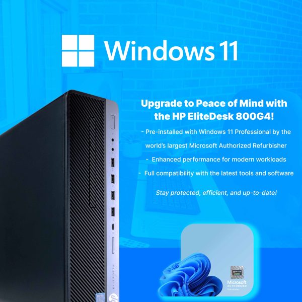 HP EliteDesk 800G4 Desktop Intel i5 16GB RAM 500GB SSD-4