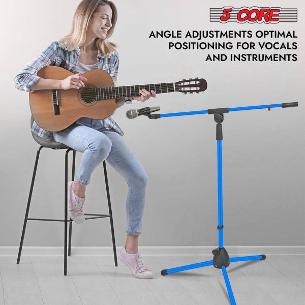Height Adjustable Tripod Boom Mic Stand Metal Portable-3