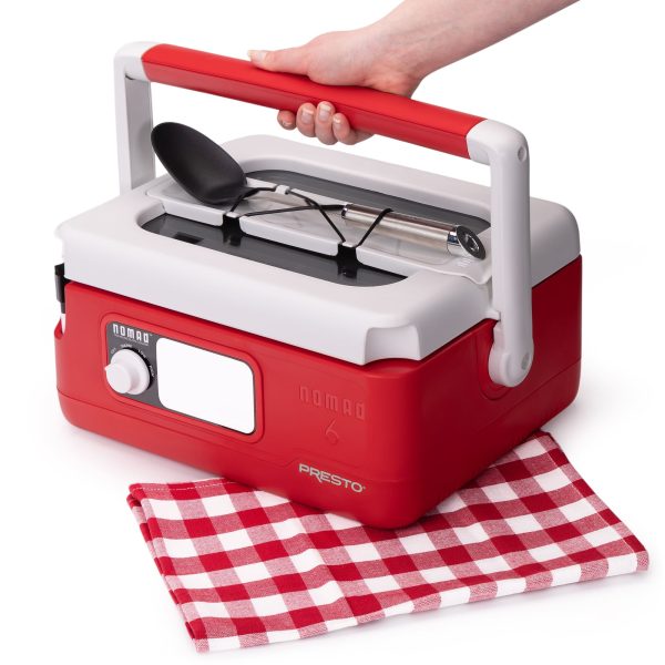 Nomad Slow Cooker 6 Quart Portable Spill Proof Design-7