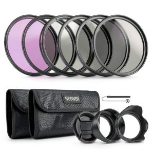 Neewer 58mm Lens Filter Kit UV CPL ND for DSLR Cameras-0