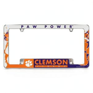 Team License Plate Frame Bold Design Fits Most Vehicles-0