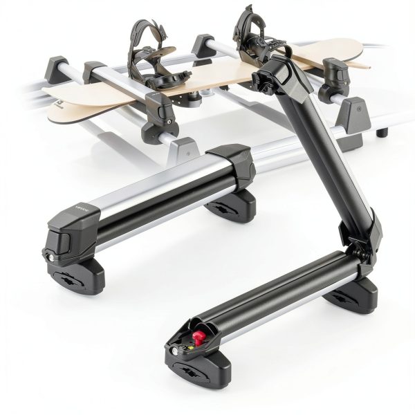 Pavo Ski Snowboard Roof Rack Large Capacity Anti-Theft Lock-0