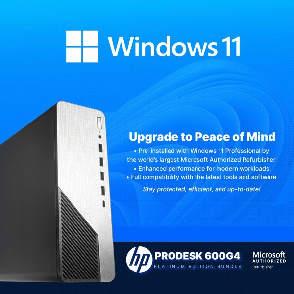 HP ProDesk 600G4 Desktop Platinum Edition i5 16GB RAM-5