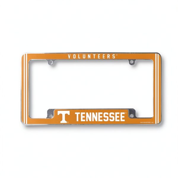 Team License Plate Frame Bold Design All Corner View-2