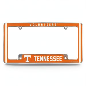 Team License Plate Frame Bold Design All Corner View-0