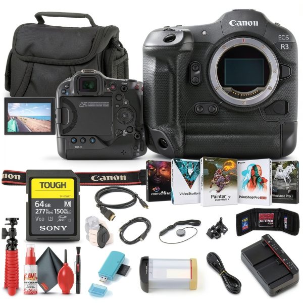 Canon EOS R3 Mirrorless Camera 24MP Full Frame Bundle-0