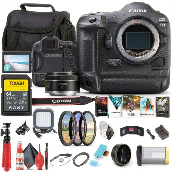 Canon EOS R3 Mirrorless Camera Bundle Professional-0