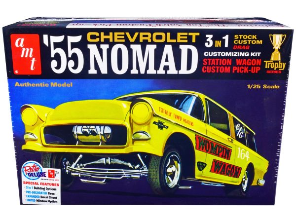 AMT 1955 Chevrolet Nomad Model Kit 3in1 Build Stock Drag-0