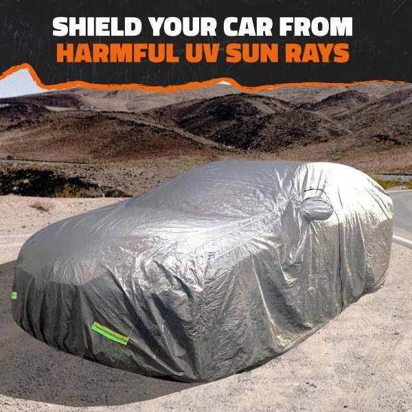 Mockins Car Cover 190T Polyester Zipper Door All Weather-7