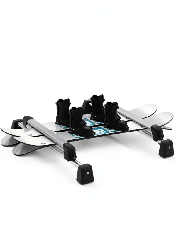 Pavo Ski Snowboard Roof Rack Large Capacity Anti-Theft Lock-1