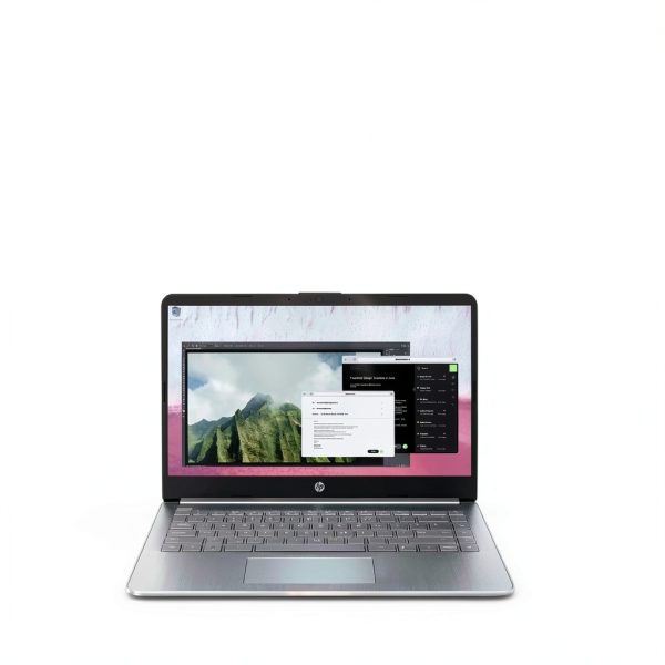 HP 14 Laptop Intel Celeron 4GB Memory 128GB eMMC Silver-9