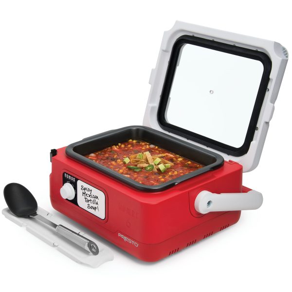 Nomad Slow Cooker 6 Quart Portable Spill Proof Design-8