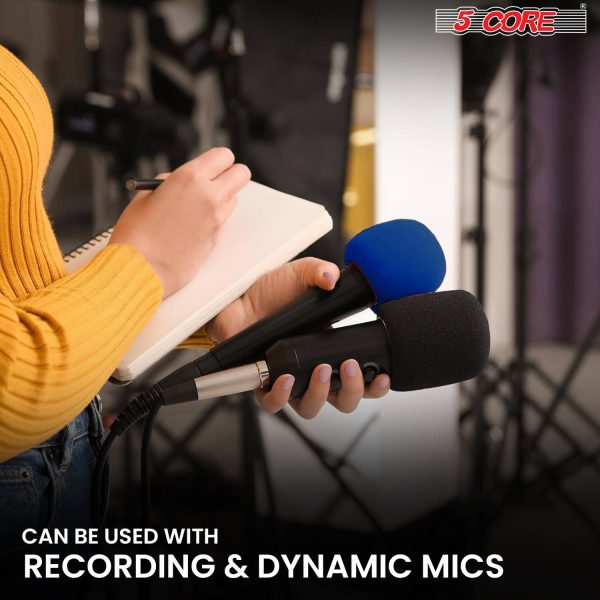 Pavo Microphone Windscreen Foam Cover Black Blue-6