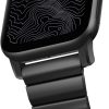 Nomad Black Steel Link Band for Apple Watch Secure Fit-4