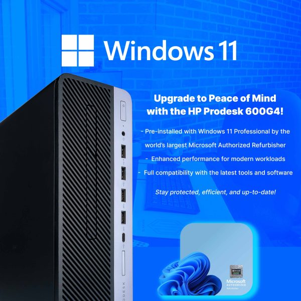 HP ProDesk 600G4 Desktop Intel i5 16GB RAM Refurbished-4