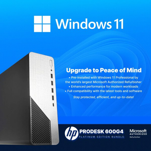 HP ProDesk 600G4 Desktop Platinum Edition i5 32GB RAM-5