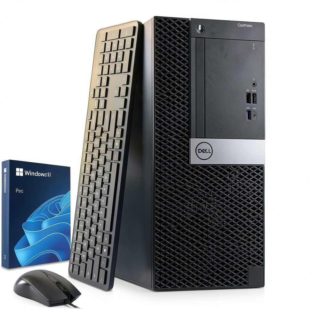 Dell OptiPlex Tower Desktop on a modern office desk