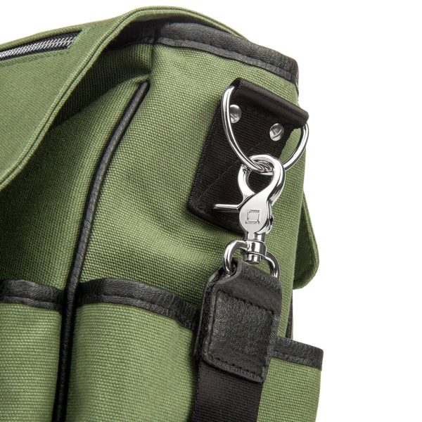 Forest Green Camera Messenger Bag Water Resistant-7