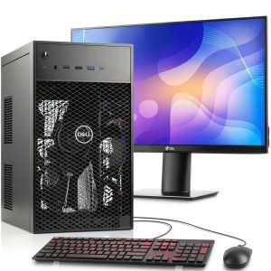 Dell Tower Computer Intel i5 8th Gen 16GB RAM SSD HDD-0