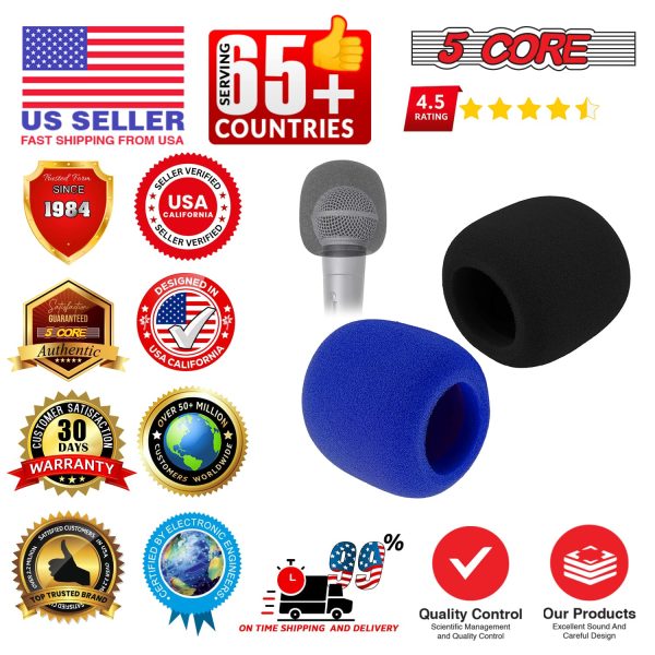 Pavo Microphone Windscreen Foam Cover Black Blue-9