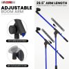 Pedestal Microphone Stand Adjustable Boom Tripod Studio-2