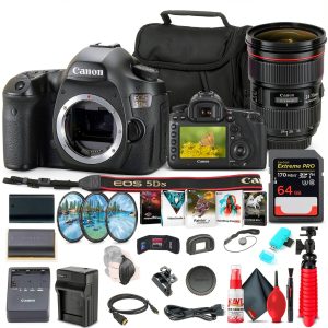 Canon EOS 5DS DSLR Camera Bundle 50MP Full Frame Lens-0