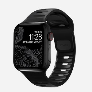 Apple Watch Sport Band FKM Rubber Athletic Design Secure Fit-0