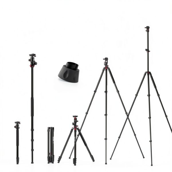 Neewer Metal Tripod Monopod Ball Head Flexible Column TP63-3