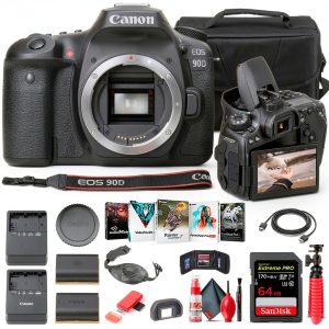Canon EOS 90D DSLR Camera 32.5MP Sensor 4K Video-0