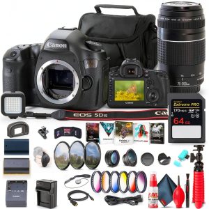 Canon EOS 5DS DSLR Camera Bundle 50MP Full Frame-0