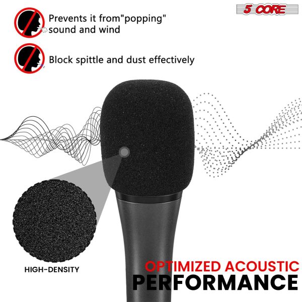 Pavo Microphone Windscreen Foam Cover Black Blue-3