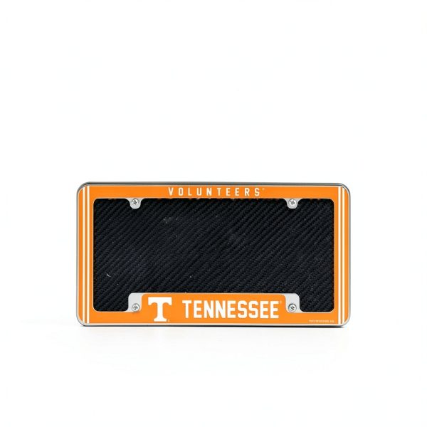 Team License Plate Frame Bold Design All Corner View-1