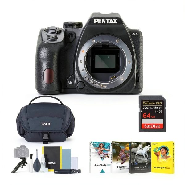 Ricoh Pentax KF DSLR Camera Black High Resolution Sensor-0