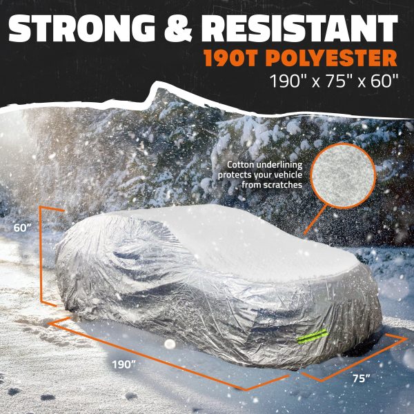 Mockins Car Cover Weatherproof Polyester All Weather-3