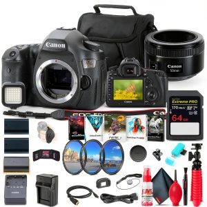 Canon EOS 5DS DSLR Camera 50MP Full Frame Bundle-0