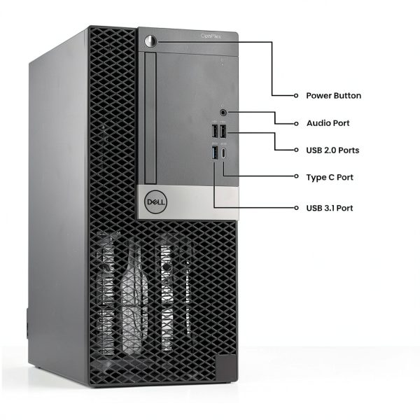 Dell Refurbished Desktop Intel Core i5 16GB RAM 256GB SSD-2