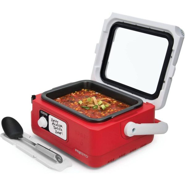 Nomad Slow Cooker 6 Quart Portable Spill Proof Design-1