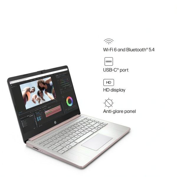 HP 14 Laptop Intel Celeron N4500 4GB Memory 64GB eMMC-4