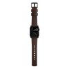 Modern Leather Apple Watch Strap Brown Black Lugs Horween-5