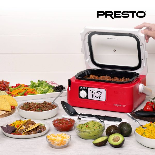Nomad Slow Cooker 6 Quart Portable Spill Proof Design-5