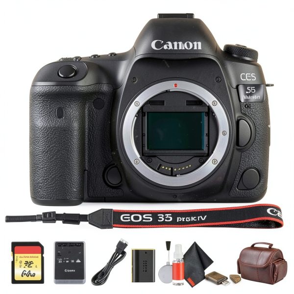 Canon EOS 5D Mark IV DSLR Camera 30MP Full Frame 4K Video-5