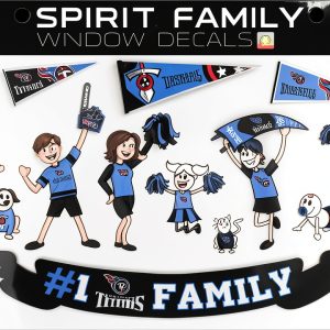 Rico Tag Spirit Family Window Decals Removable Team Support-0