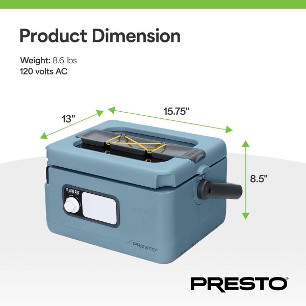 Presto Nomad Traveling Slow Cooker 8 Quart Portable-4